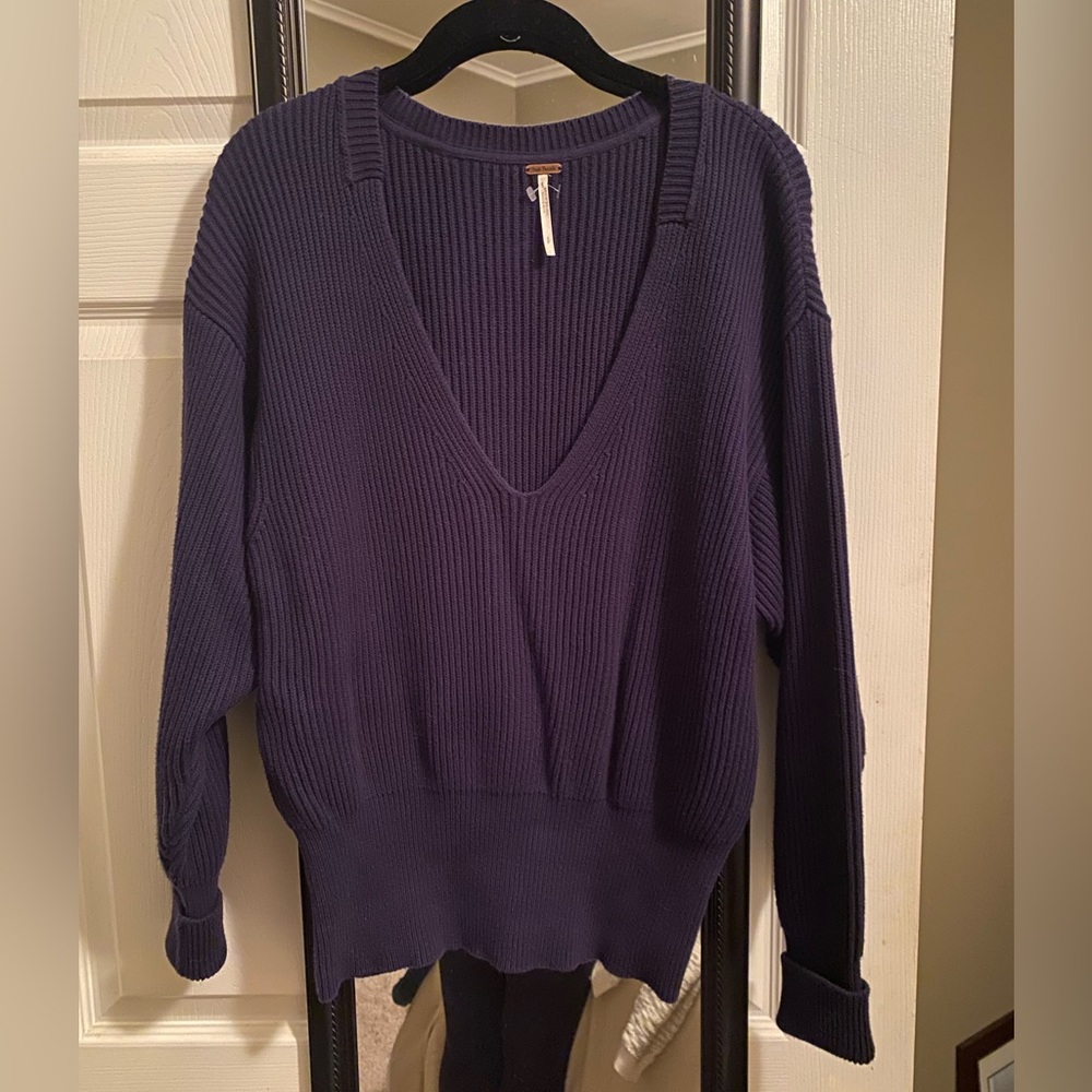 Free People thick knit sweater